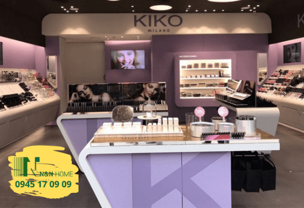 Thiết kế cửa hàng mỹ phẩm KIKO