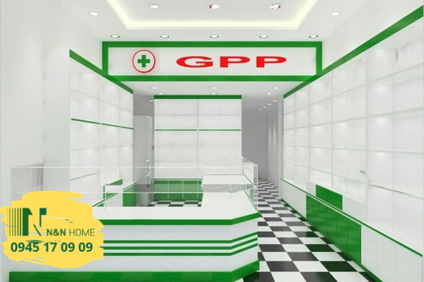 Thiết kế nhà thuốc chuẩn GPP | Thi công nhà thuốc trọn gói