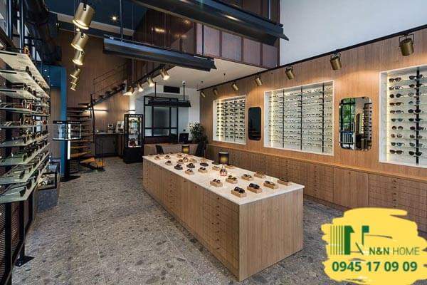 Thiết kế cửa hàng mắt kính độc lạ ở quận 9 - TPHCM