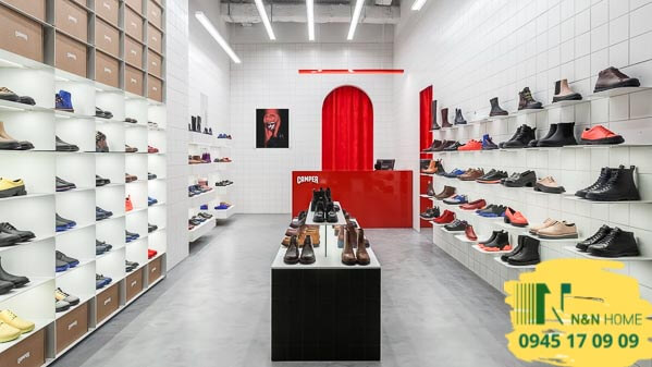 Top 20 mẫu thiết kế shop giày dép đẹp nhất 2022