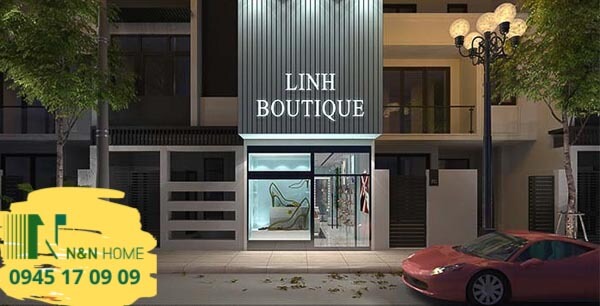 Thiết kế cửa hàng giày dép nữ Linh Boutique quận 3 - TPHCM