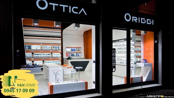 Thiết kế cửa hàng mắt kính Ottica Origgi ở quận Tân Bình - TPHCM