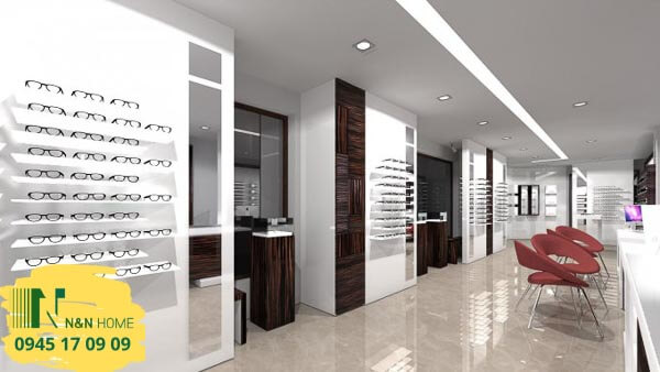 Thiết kế cửa hàng mắt kính Wally đẹp tại quận Thủ Đức - TPHCM
