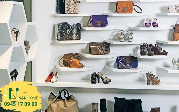 Thiết kế shop giày dép nữ siêu hút mắt ở quận 12 - TPHCM