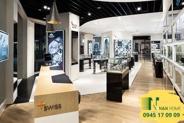 Thiết kế shop đồng hồ WSI đẹp của chị Ngọc ở Thủ Đức - TPHCM