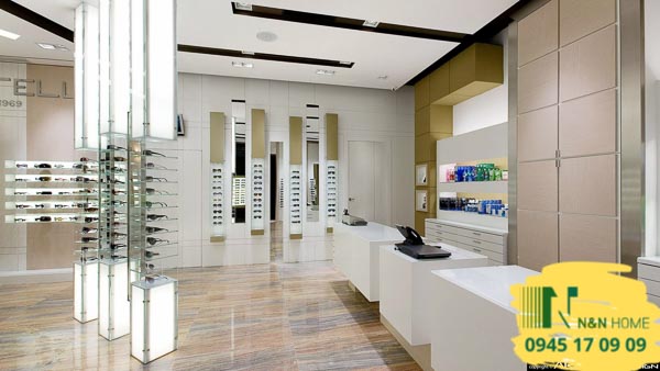 Thiết kế shop mắt kính xinh đẹp của chị Thủy tại Bình Tân - TPHCM
