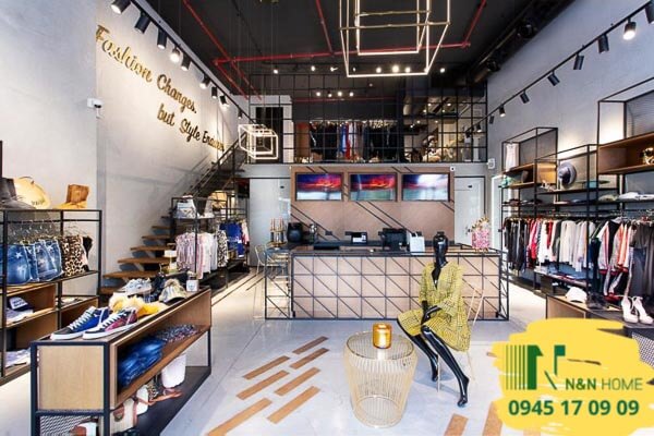 Thiết kế cửa hàng thời trang nữ cá tính của chị Hạnh ở Bình Tân - TPHCM