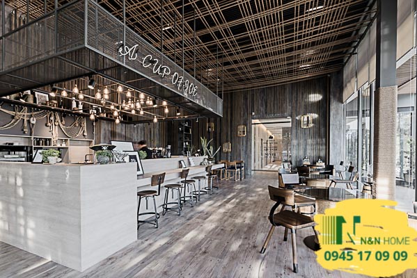 Thiết kế shop cafe siêu đẹp mắt ở quận 3 - TPHCM