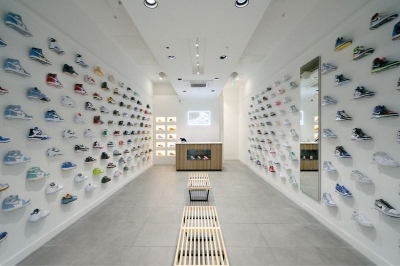thiết kế shop giày dép 
