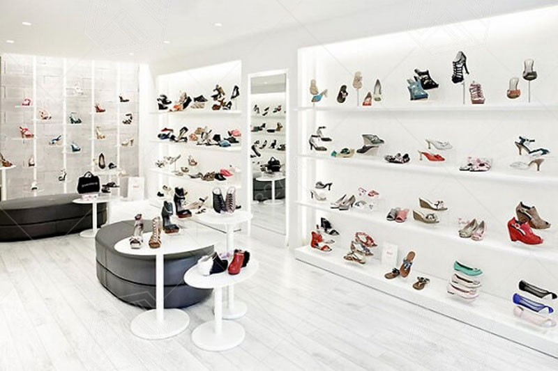 thiết kế shop giày dép 