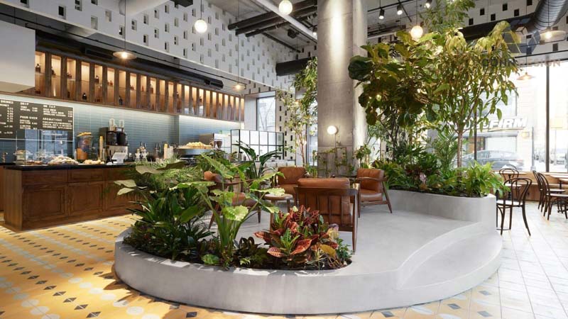 thiết kế quán cafe bánh ngọt