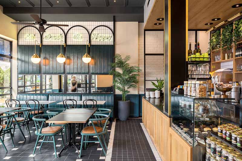 thiết kế quán cafe bánh ngọt 