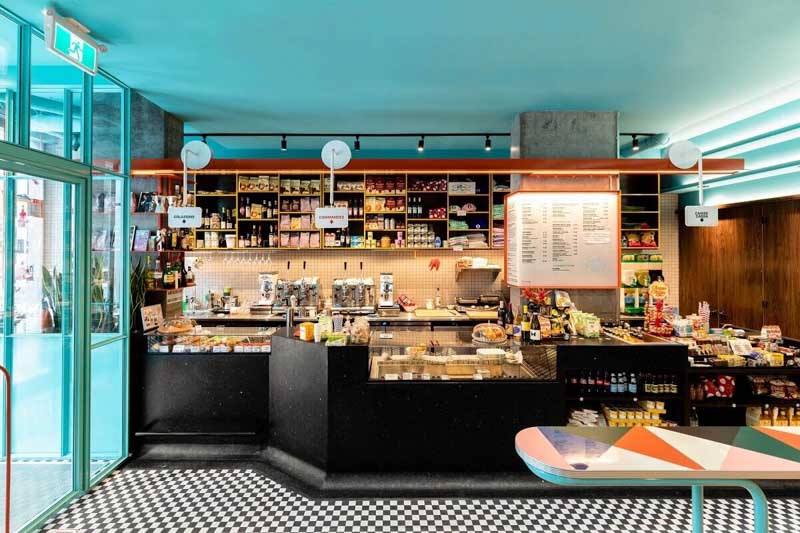 thiết kế quán cafe bánh ngọt
