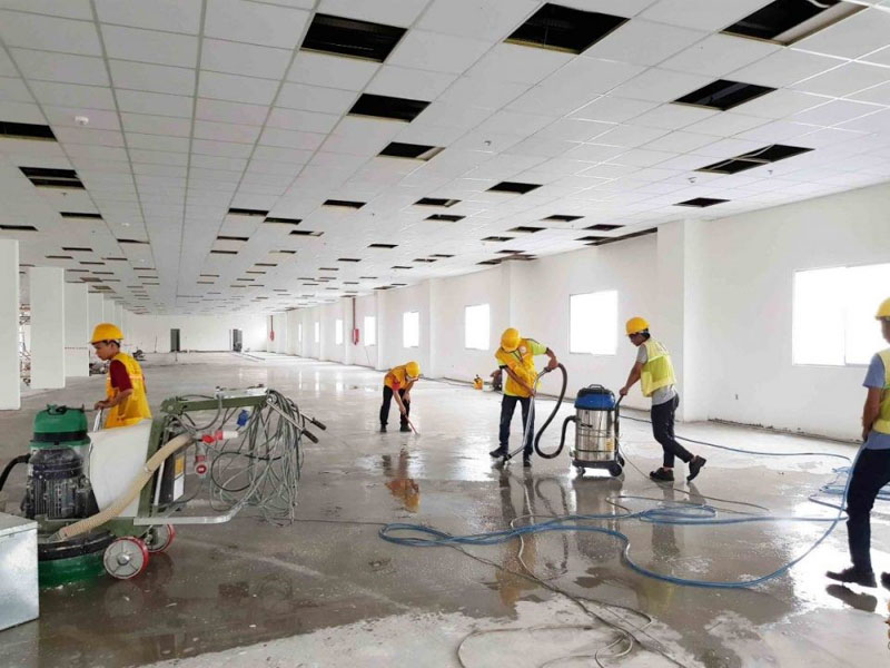Cần dọn dep vệ sinh khu vực tháo dỡ để hoàn trả mặt bằng